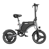 JASION JC1 Electric Bike  - Motor 250W Battery 36V5.2AH 14 Inch Wheels Mechanical Disc Brakes - Gray